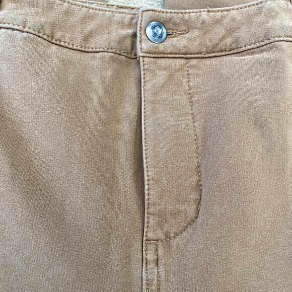 Quacker Factory DreamJeannes Women's Camel Embellished Pants 18W Short - Picture 7 of 9